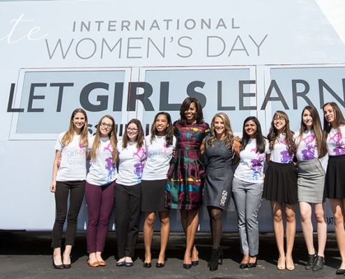 Michelle Obama on International Women's Day on the First Anniversary of Let Girls Learn